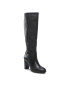 Tommy Hilfiger Csizma Belt High Heel Longboot FW0FW07053 Fekete - Pepit.hu