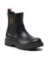 Tommy Hilfiger Csizma Chelsea Boot T3A5-32393-1355 M Fekete - Pepit.hu