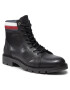 Tommy Hilfiger Csizma Elevated Rwb Collar Lth Boot FM0FM03825 Fekete - Pepit.hu