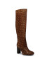 Tommy Hilfiger Csizma Th Hair Calf High Heel Long Boot FW0FW05169 Barna - Pepit.hu