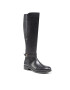 Tommy Hilfiger Csizma Th Hardware On Belt Longboot FW0FW05963 Fekete - Pepit.hu