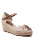 Tommy Hilfiger Espadrilles Basic Open Toe Mid Wedge FW0FW04785 Bézs - Pepit.hu