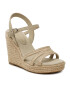 Tommy Hilfiger Espadrilles Essential Basic Wedge Sandal FW0FW07220 Bézs - Pepit.hu