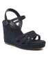 Tommy Hilfiger Espadrilles Essential Basic Wedge Sandal FW0FW07220 Sötétkék - Pepit.hu