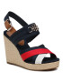 Tommy Hilfiger Espadrilles Essential Hardware High Wedge FW0FW05615 Sötétkék - Pepit.hu