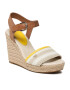 Tommy Hilfiger Espadrilles Feminine Crochet High Wedge FW0FW07274 Színes - Pepit.hu