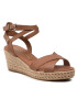 Tommy Hilfiger Espadrilles Feminine Low Wedge Sandal FW0FW06303 Barna - Pepit.hu