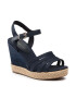 Tommy Hilfiger Espadrilles Gradient High Wedge Sandal FW0FW05631 Sötétkék - Pepit.hu