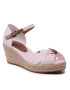 Tommy Hilfiger Espadrilles High Wedge Seersucker FW0FW07158 Rózsaszín - Pepit.hu