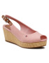 Tommy Hilfiger Espadrilles Iconic Elba Sling Back Wedge FW0FW04788 Rózsaszín - Pepit.hu