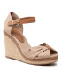 Tommy Hilfiger Espadrilles Iconic Elena Sandal FW0FW00905 Barna - Pepit.hu