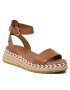 Tommy Hilfiger Espadrilles Low Wedge Sandal FW0FW07080 Barna - Pepit.hu