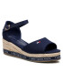 Tommy Hilfiger Espadrilles Rope Wedge Sandal T3A2-31056-0048 M Sötétkék - Pepit.hu