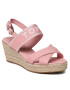 Tommy Hilfiger Espadrilles Seasonal Webbing Mid Wedge FW0FW07091 Rózsaszín - Pepit.hu