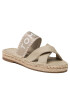 Tommy Hilfiger Espadrilles Seasonal Webbing Sandal FW0FW07181 Bézs - Pepit.hu