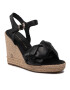 Tommy Hilfiger Espadrilles Th Waves High Wedge Sandal FW0FW06671 Fekete - Pepit.hu