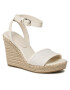 Tommy Hilfiger Espadrilles Th Woven High Wedge FW0FW07344 Bézs - Pepit.hu