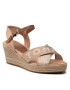 Tommy Hilfiger Espadrilles Tommy Webbing Low Wedge Sandal FW0FW06297 Bézs - Pepit.hu