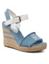 Tommy Hilfiger Espadrilles Wedge Sandal FW0FW07079 Kék - Pepit.hu