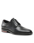 Tommy Hilfiger Félcipő Corporate Hilfiger Leather Shoe FM0FM04433 Fekete - Pepit.hu