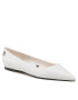 Tommy Hilfiger Balerina Th Pointed FW0FW07242 Fehér - Pepit.hu