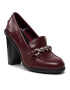 Tommy Hilfiger Félcipő Twist High Heel Loafer FW0FW06692 Bordó - Pepit.hu