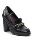 Tommy Hilfiger Félcipő Twist High Heel Loafer FW0FW06692 Fekete - Pepit.hu