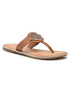 Tommy Hilfiger Flip-flops Essential Leather Flat Sandal FW0FW05620 Barna - Pepit.hu