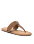 Tommy Hilfiger Flip-flops Th Hardware Flat Leather Mul FW0FW06235 Barna - Pepit.hu