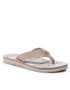 Tommy Hilfiger Flip-flops Th Monogram Essential Sandal FW0FW07162 Bézs - Pepit.hu