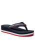 Tommy Hilfiger Flip-flops Th Shiny Stripe Flip Flop FW0FW05822 Sötétkék - Pepit.hu