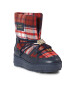 Tommy Hilfiger Hótaposó Tartan Snowboot FW0FW07612 Kék - Pepit.hu