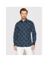 Tommy Hilfiger Ing Floral Print MW0MW23296 Sötétkék Slim Fit - Pepit.hu