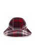 Tommy Hilfiger Kalap Tommy Check Bucket Hat AW0AW15313 Sötétkék - Pepit.hu