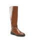 Tommy Hilfiger Lovaglócsizma Leather Belt Longboot FW0FW06758 Barna - Pepit.hu