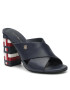 Tommy Hilfiger Papucs Th Corporate High Heel Mule FW0FW05772 Sötétkék - Pepit.hu