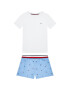 Tommy Hilfiger Pizsama Set Woven Emroidery UB0UB00386 Fehér - Pepit.hu