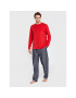 Tommy Hilfiger Pizsama Woven UM0UM01960 Piros Regular Fit - Pepit.hu