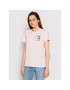 Tommy Hilfiger Póló Abo Earth Day Tee WW0WW32329 Rózsaszín Regular Fit - Pepit.hu