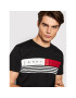 Tommy Hilfiger Póló Corp Chest Stripe MW0MW20327 Fekete Regular Fit - Pepit.hu