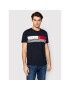 Tommy Hilfiger Póló Corp Chest Stripe MW0MW20327 Sötétkék Regular Fit - Pepit.hu