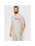 Tommy Hilfiger Póló Global Strpie Chest Tee MW0MW16572 Szürke Regular Fit - Pepit.hu