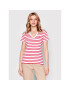 Tommy Hilfiger Póló Stripe WW0WW27725 Piros Slim Fit - Pepit.hu