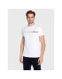 Tommy Hilfiger Póló Two Tone Chest Stripe MW0MW27912 Fehér Slim Fit - Pepit.hu