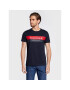 Tommy Hilfiger Póló Two Tone MW0MW28222 Sötétkék Slim Fit - Pepit.hu