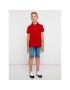 Tommy Hilfiger Pólóing Boys Tommy KB0KB03975 S Piros Regular Fit - Pepit.hu