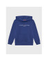 Tommy Hilfiger Pulóver Essential KS0KS00205 D Kék Regular Fit - Pepit.hu