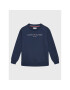 Tommy Hilfiger Pulóver Essential KS0KS00212 M Sötétkék Regular Fit - Pepit.hu