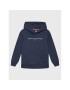 Tommy Hilfiger Pulóver Essential KS0KS00213 M Sötétkék Regular Fit - Pepit.hu