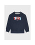 Tommy Hilfiger Pulóver Fun Varsity KB0KB07785 Sötétkék Regular Fit - Pepit.hu